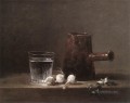 Water Glass and Jug still life Jean Baptiste Simeon Chardin